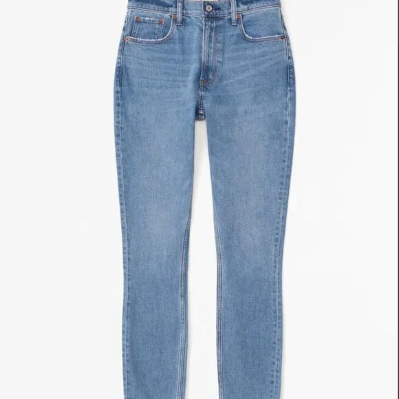 Abercrombie High Rise Curve Love Skinny Jean size 2 - Picture 2 of 6